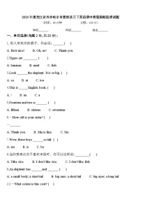 2024年黑龙江省齐齐哈尔市富裕县三下英语期中质量跟踪监视试题含答案