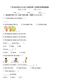 广西玉林市容县2024届三年级英语第二学期期中质量检测试题含答案