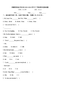 西藏阿里地区革吉县2023-2024学年三下英语期中经典试题含答案