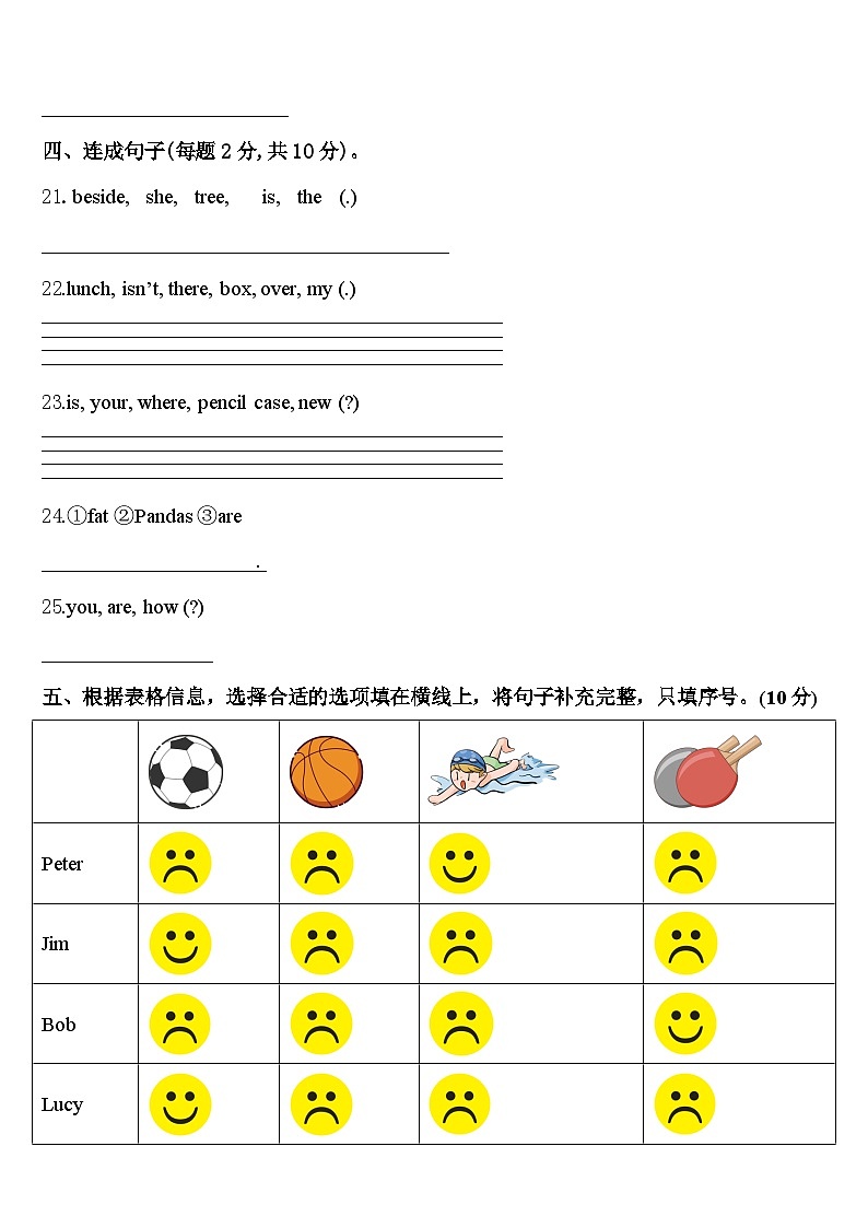 黑龙江省齐齐哈尔市克山县2024年三下英语期中经典模拟试题含答案第3页