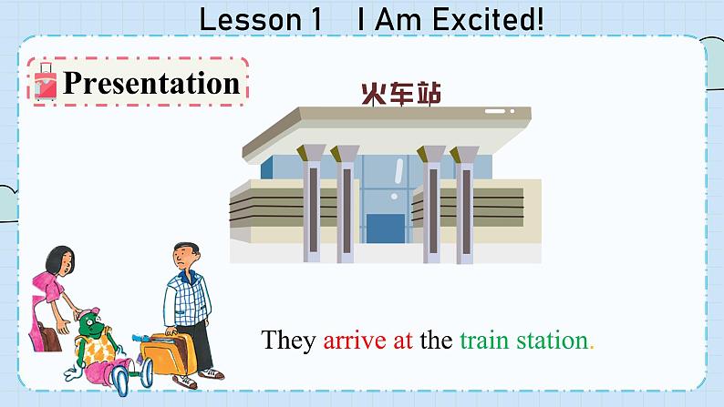 冀教版英语5年级下册 Unit 1 Lesson1  I Am Excited! PPT课件05