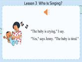 冀教版英語5年級下冊 Unit 1 Lesson3  Who Is Singing PPT課件