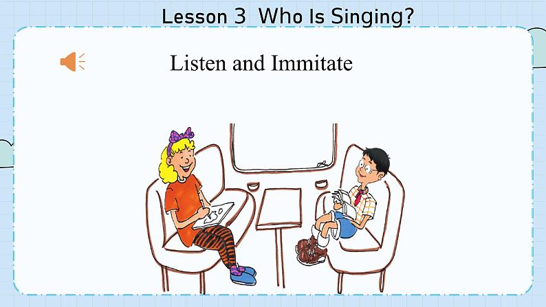 冀教版英语5年级下册 Unit 1 Lesson3  Who Is Singing PPT课件08