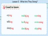 冀教版英語5年級下冊 Unit 1 Lesson5  What Are They Doing PPT課件