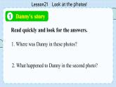 冀教版英語5年級下冊 Unit 4 Lesson21  Look at the photos! PPT課件