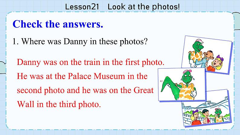 Lesson21    Look at the photos!第8页