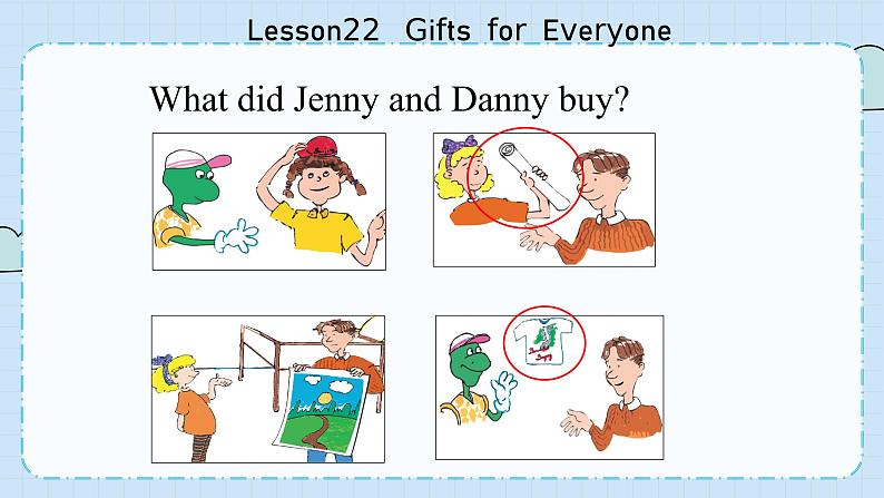 冀教版英语5年级下册 Unit 4 Lesson22  Gifts for Everyone PPT课件08