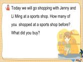 冀教版英語6年級下冊 Unit 1 Lesson 2 At the Sports Shop PPT課件