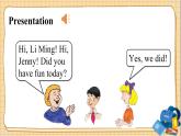 冀教版英語6年級下冊 Unit 1 Lesson 4 Did You Have Fun？ PPT課件