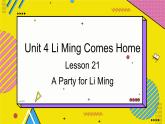 冀教版英语6年级下册 Unit 4 Lesson 21 A Party for Li Ming PPT课件