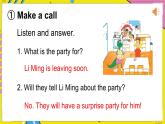 冀教版英语6年级下册 Unit 4 Lesson 21 A Party for Li Ming PPT课件