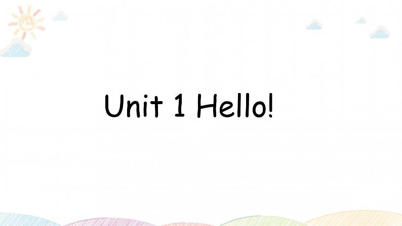 Unit 1 Hello 单元复习课件第1页