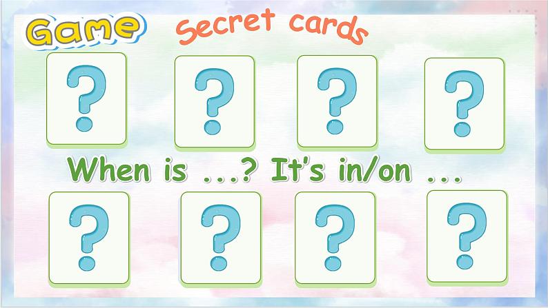 【精优公开课】Unit 4 When is the art show PB Let's learn 课件第4页