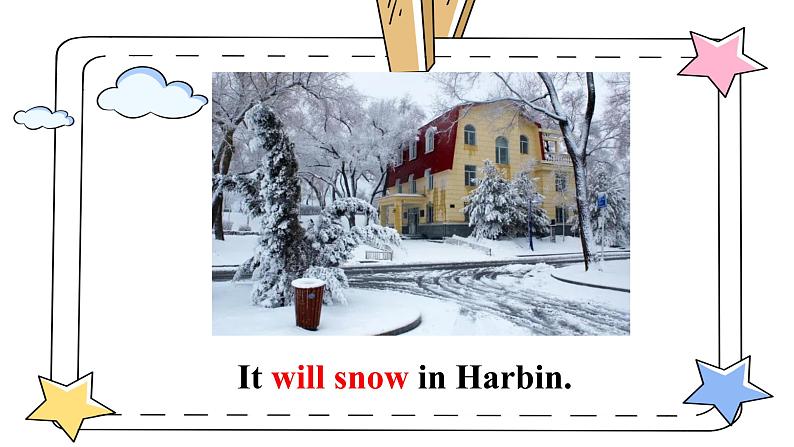 【核心素养目标】外研版小学英语（三起）六下Module2-Unit2 It will snow in Harbin. 课件+教案+同步分层练习（含教学反思和答案）06