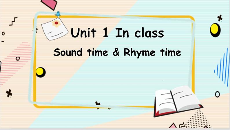 英语译林三(下) Unit 1 第3课时 Sound time & Rhyme time PPT课件01