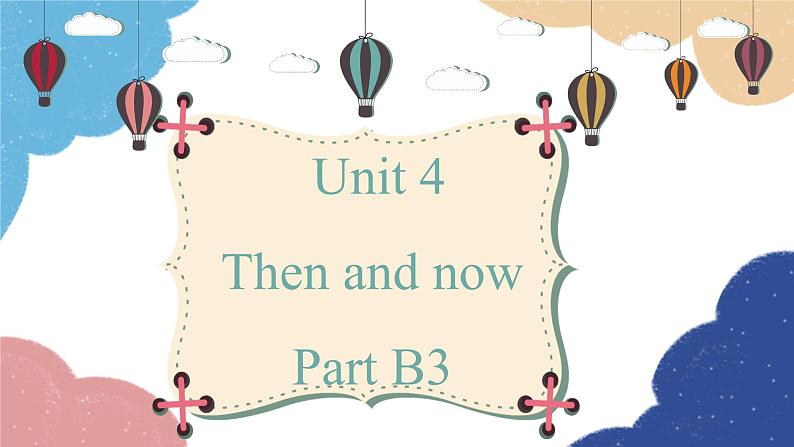 人教版(PEP)六年级下册 Unit 4 Then and now Part B3课件01