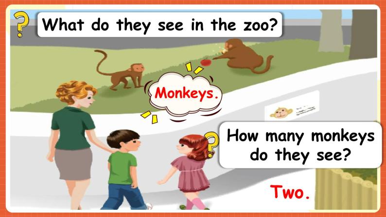【新课标核心素养】人教版英语三下 Unit 3 At the zoo PA Let's learn 课件+教案 +素材05