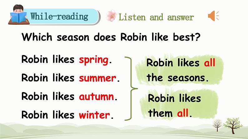 Unit 2 My favourite season 第6课时 课件（含音视频素材）+教案+导学案+同步练习08