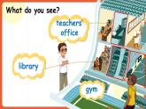 【新課標(biāo)核心素養(yǎng)】人教版英語(yǔ)四下 Unit 1 My school B Let's learn 課件+教案+素材