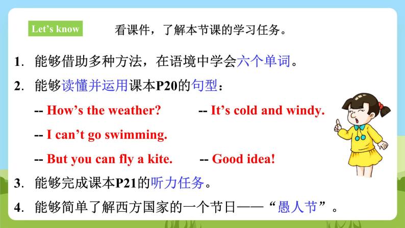 【新课标】Lesson I How's the weather 课件+教案+练习+素材02