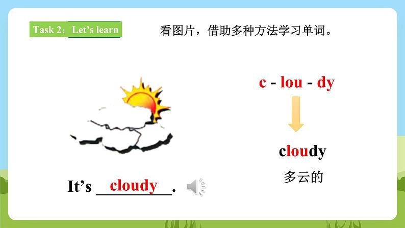 【新课标】Lesson I How's the weather 课件+教案+练习+素材06