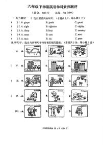 黑龙江省哈尔滨市德强中学2023-2024学年六年级下学期开学测试英语试卷+