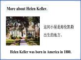 冀教版英语6年级下册 Unit 2 Lesson 12 Helen Keller PPT课件