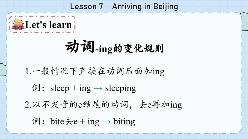 冀教版英语5年级下册 Unit 2 Lesson7  Arriving in Beijing PPT课件04