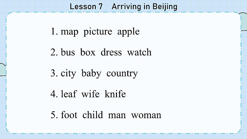 冀教版英语5年级下册 Unit 2 Lesson7  Arriving in Beijing PPT课件07