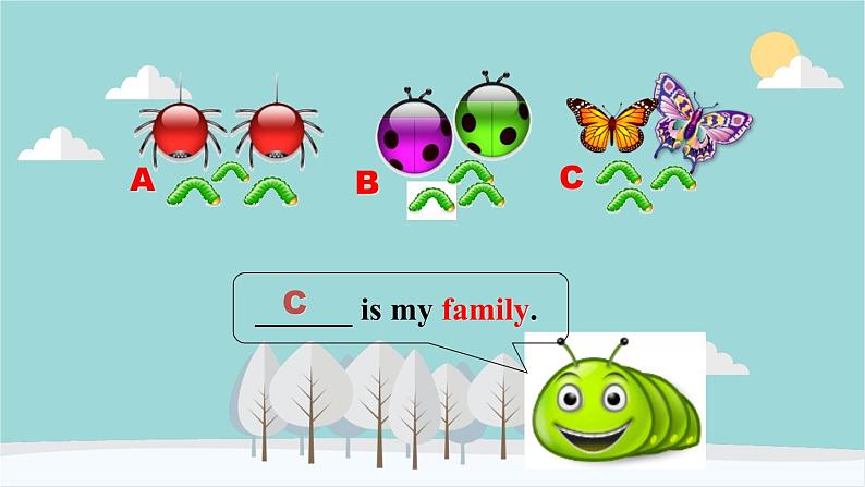 人教版（PEP）英语三年级下册 Unit 2 My family-第五课时 Part B（Let's learn） 课件04