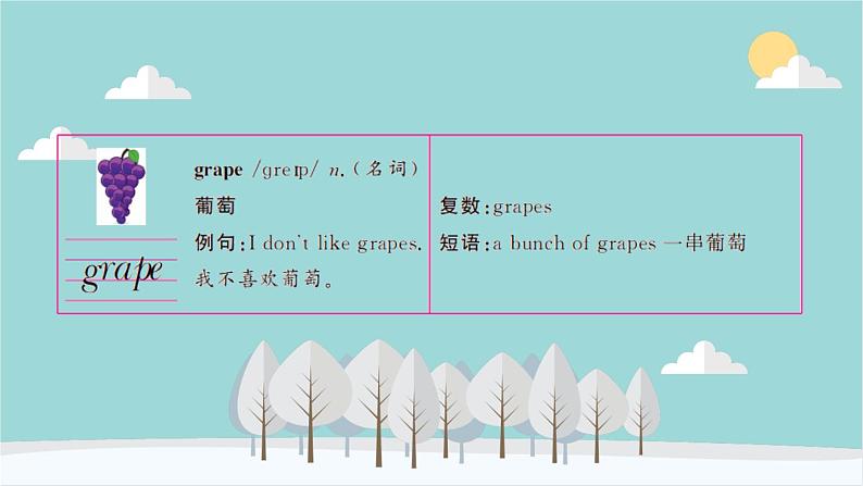 人教版（PEP）英语三年级下册 Unit 5 Do you like pears-第五课时 Part B（Let's learn） 课件第5页