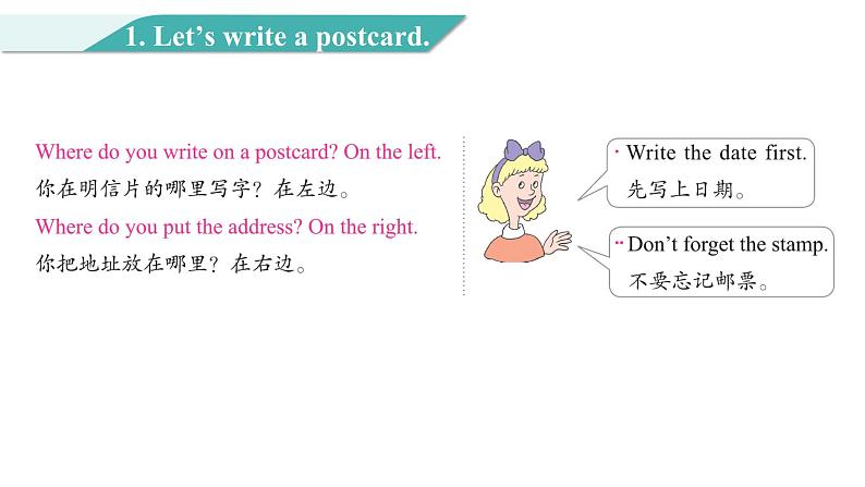 Unit 3 Lesson 14 Jenny Writes a Postcard 图片版课件+素材05