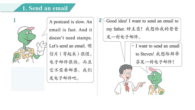 Unit 3 Lesson 16 An Email Is Fast 图片版课件+素材03