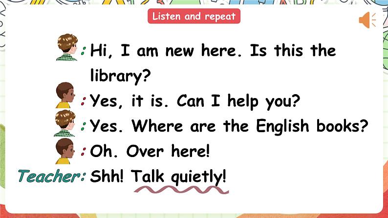【公开课】Unit 6 Work quietly B Let's talk 课件+教案+练习+素材08