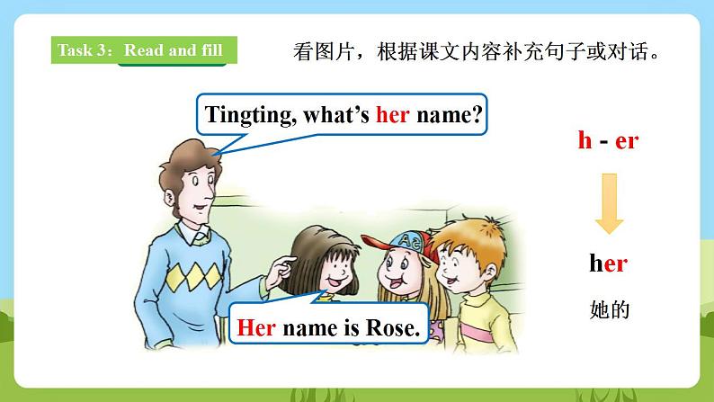 【新课标】Unit 1 Lesson 4 What's her name 第1课时 课件+教案+练习+素材07