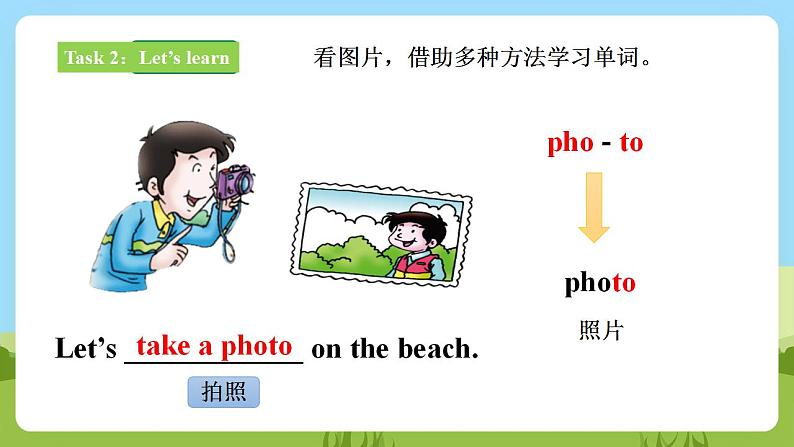 【核心素养目标】Lesson 2 Saying cheese 第1课时 课件 第6页