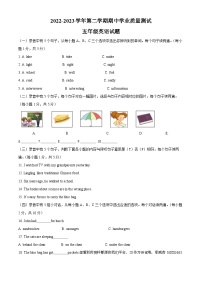 17，2022-2023学年山东省德州市庆云县外研版（三起）五年级下册期中学业质量测试英语试卷