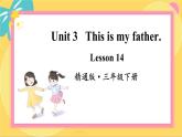 Unit 3 Lesson 14 精通英语3下[PPT课件+教案+习题]