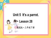 Unit 5 Lesson 28 精通英语3下[PPT课件+教案+习题]