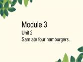 外研版（三起）英语五年级下册 M3U2 Sam ate four hamburgers课件