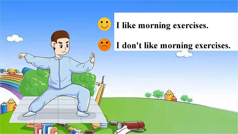 外研版（三起）英语三年级下册 M3U2 I don't like riding my bike课件第6页