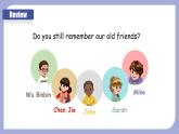 Unit1 Welcome back to+school 第1課時（教學課件）PartA Let's talk&look and say-三年級英語下冊同步精品系列（人教PEP版）