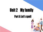 Unit2 My family 第3课时（教学课件）Part A Let's spell-三年级英语下册同步精品系列（人教版PEP版)