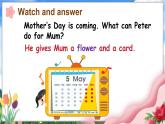 Module 4 Things we enjoy Unit 11 Mother's Day 第1课时（课件+素材）-2023-2024学年牛津上海版（三起）英语三年级下册