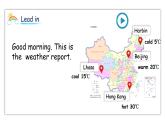 Unit 3  Weather Part B Let's learn 课件