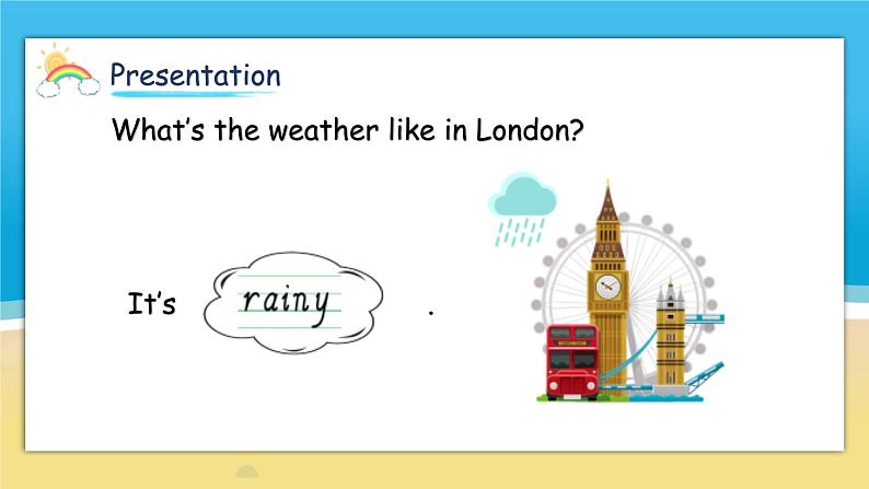 Unit 3  Weather Part B Let's learn 课件第7页