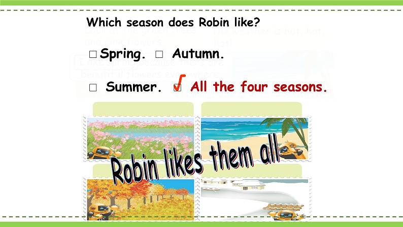 Unit 2 My favourite season  Part B Read and write 课件（五下）第5页