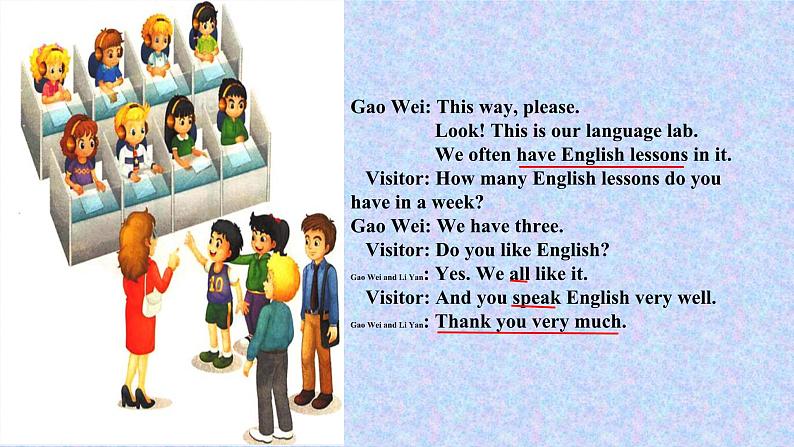 人教精通版五年级英语下册 Lesson 4 教学课件06