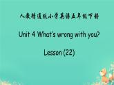 人教精通版五年級英語下冊 Lesson 22教學(xué)課件