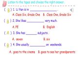 人教精通版六年級(jí)英語下冊Unit 4 General Revision 1 Task 1-Task 3 課件